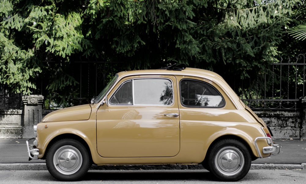 restauration voiture italienne de collection en bretagne fiat 500 vintage